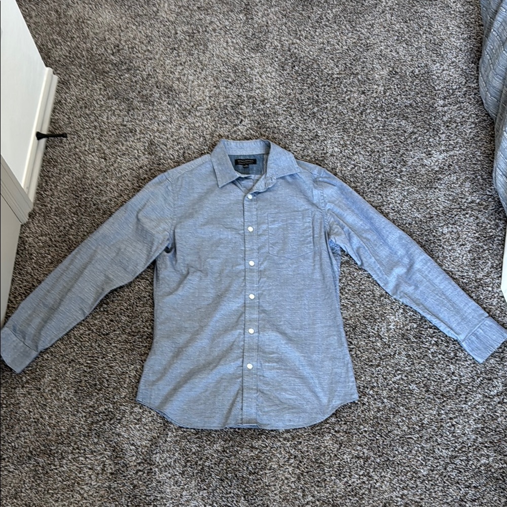 Banana Republic Blue Casual Button Down Shirt